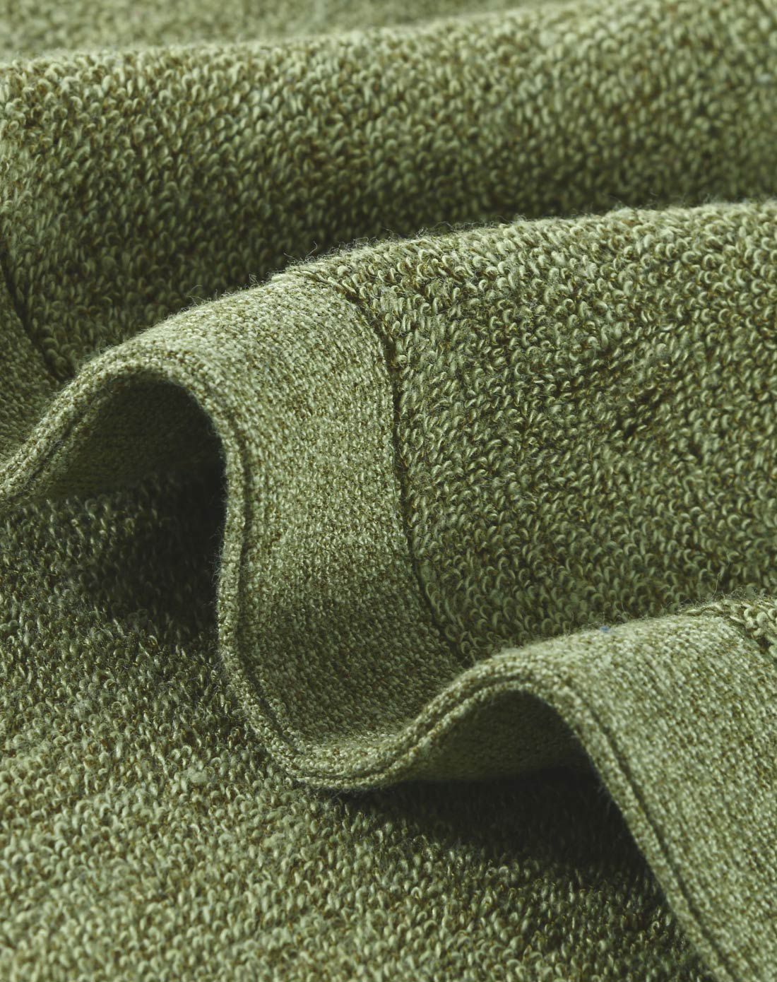 2条装加厚素抗菌毛巾*军绿