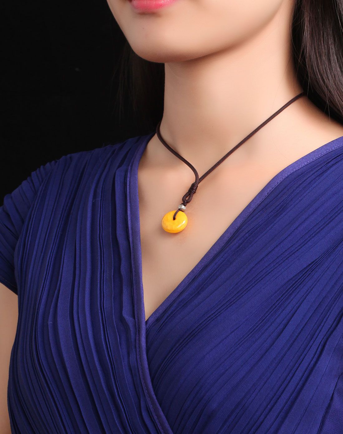 穗南 富贵平安扣蜜蜡吊坠 多款可选(含配绳)