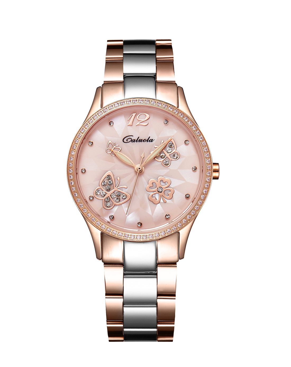 卡罗莱时尚简约超薄石英女表进口机芯防水送礼女士手表