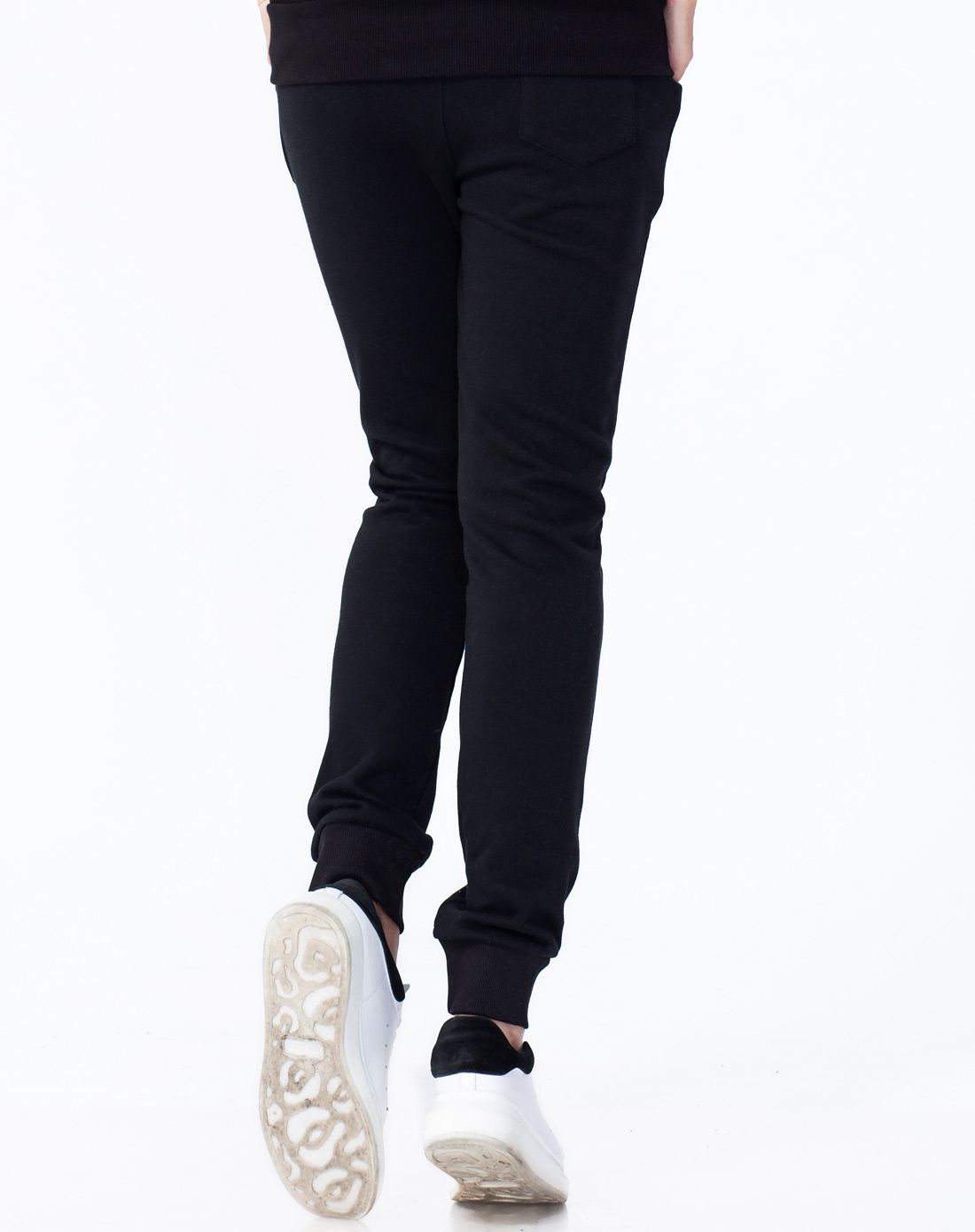 运动健美 女款黑色收腿裤