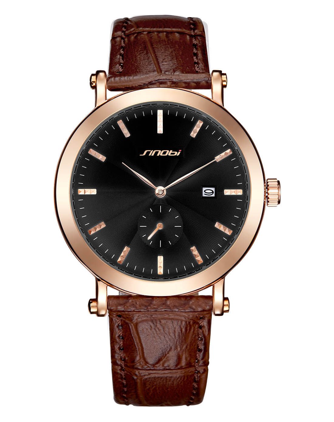 sinobi 正品时尚休闲潮男日历男表