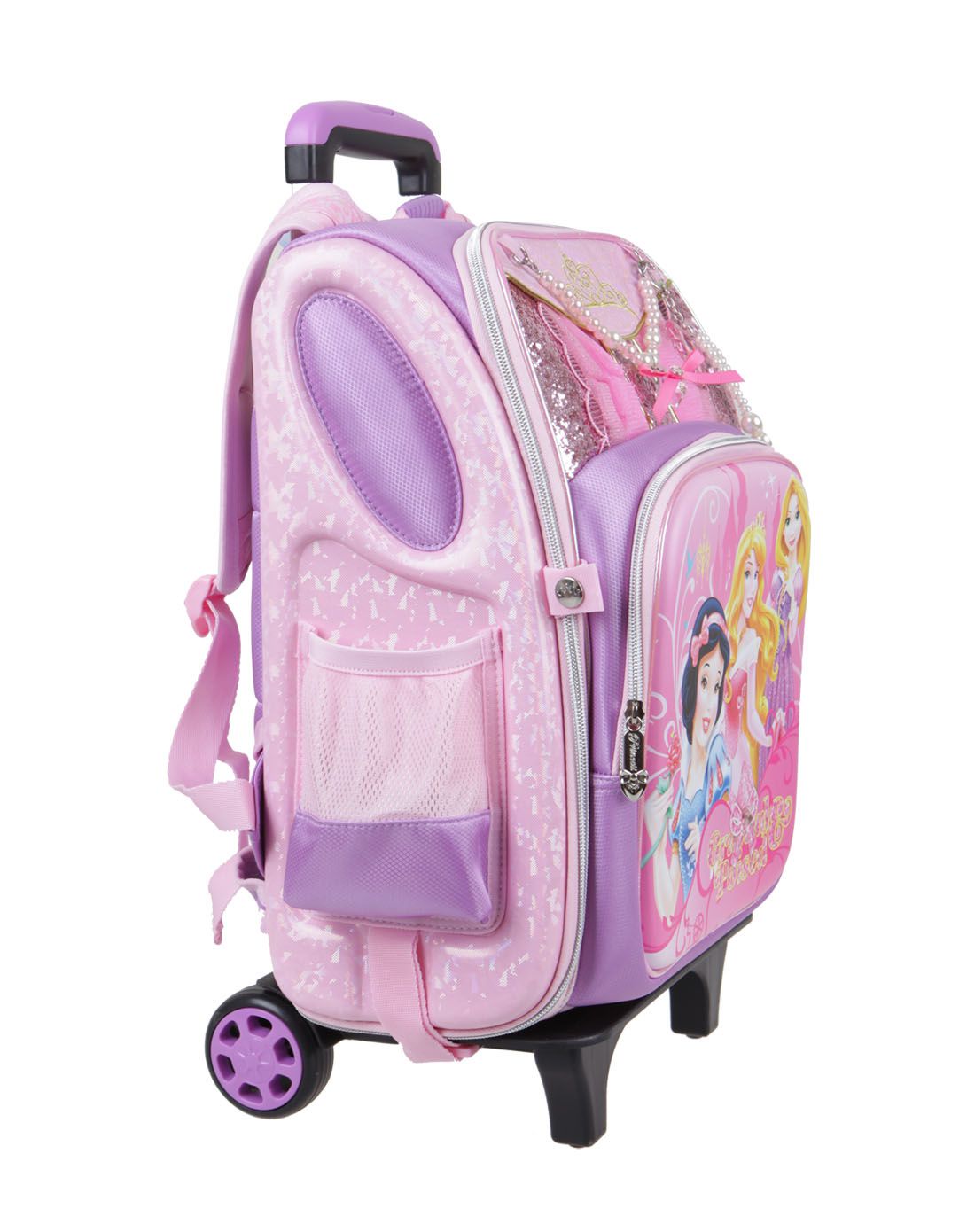 迪士尼公主太空拉杆书包