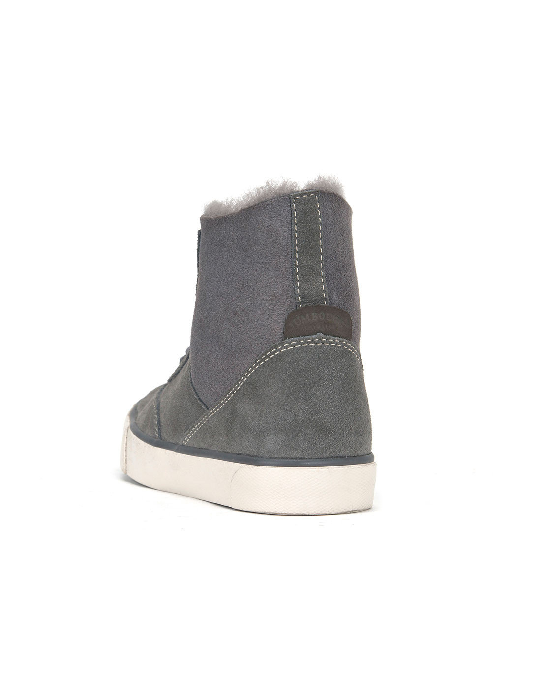 女款灰色撞色女休闲鞋