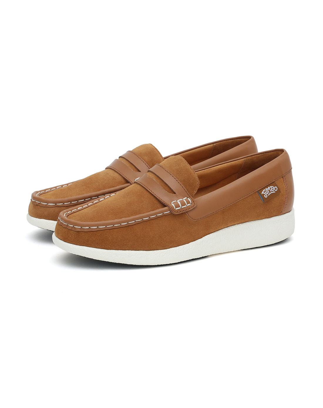 jumbougg男女鞋男款栗色纯色懒人男超轻休闲鞋jumbo90042_唯品会