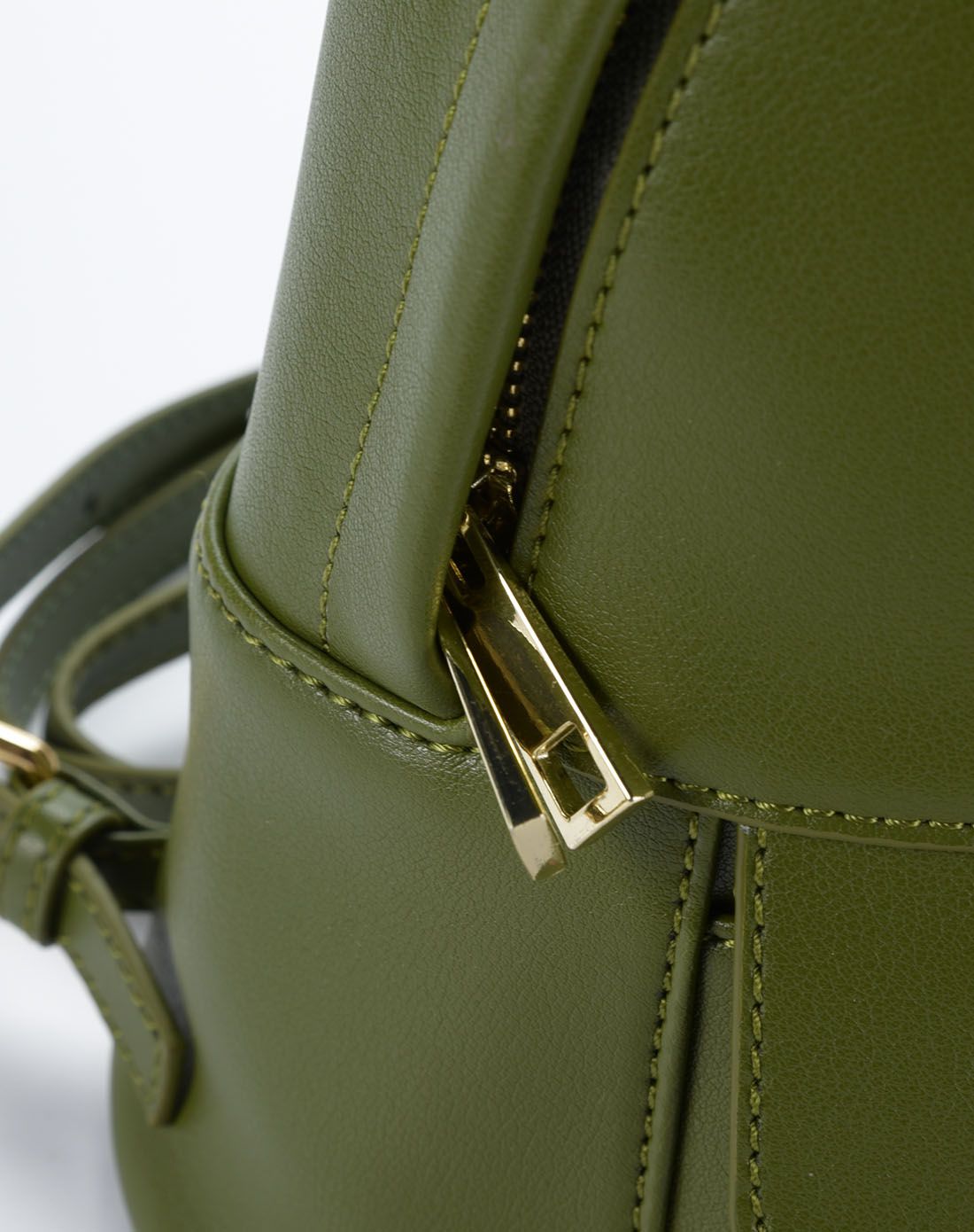 makko墨绿色牛皮经典双肩包