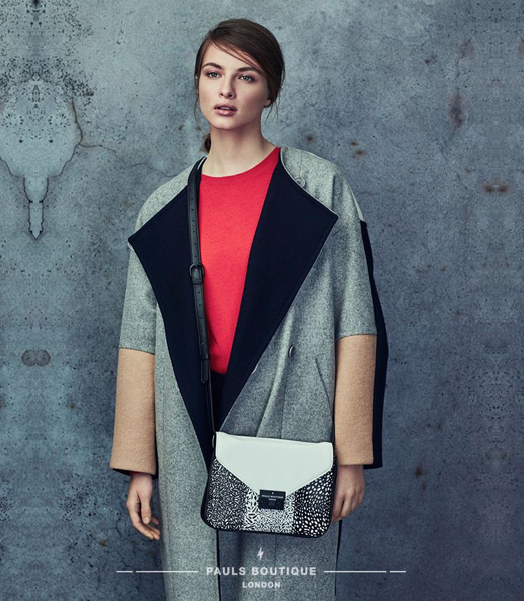 pauls boutique女款时尚英伦风单肩包