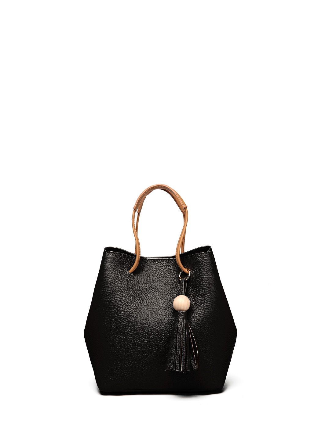 女款淑女名媛风灰色牛皮革单肩包