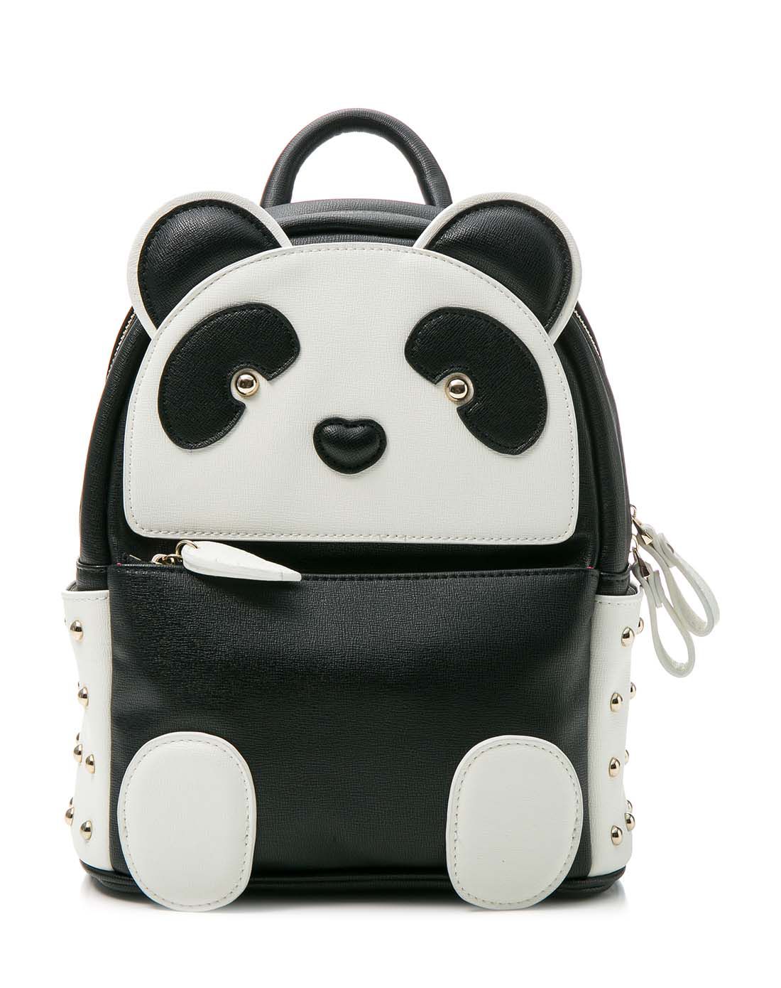 专柜同款熊猫双肩包背包旅行包