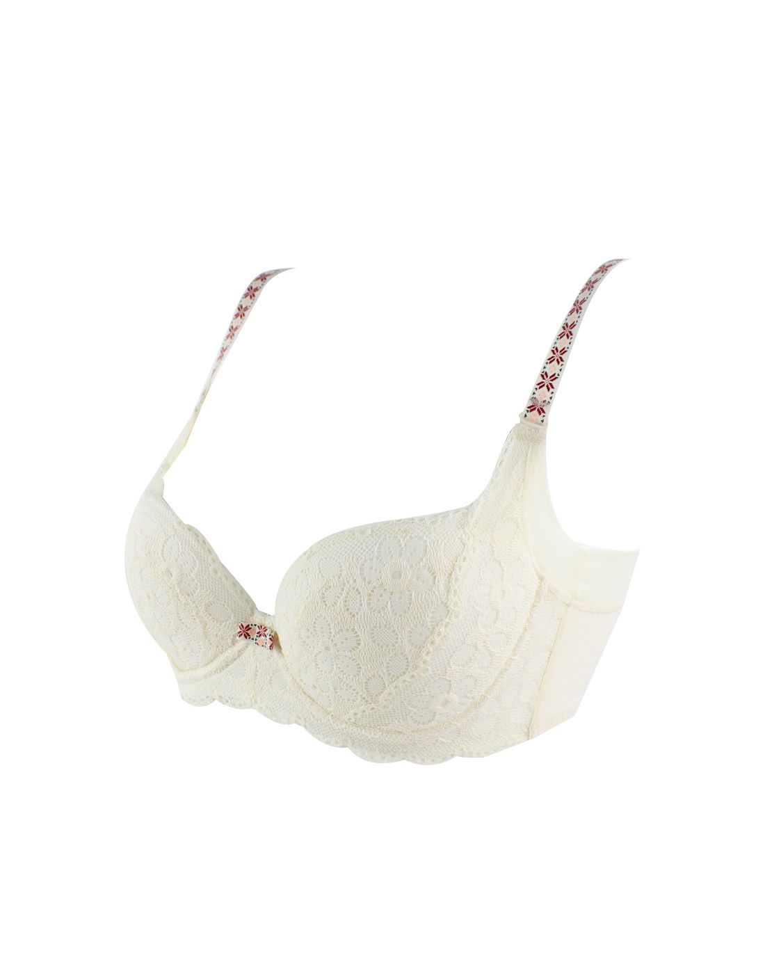 安莉芳集团混合品牌内衣专场芬狄诗棉质3/4薄杯舒适聚拢文胸fb8762bge