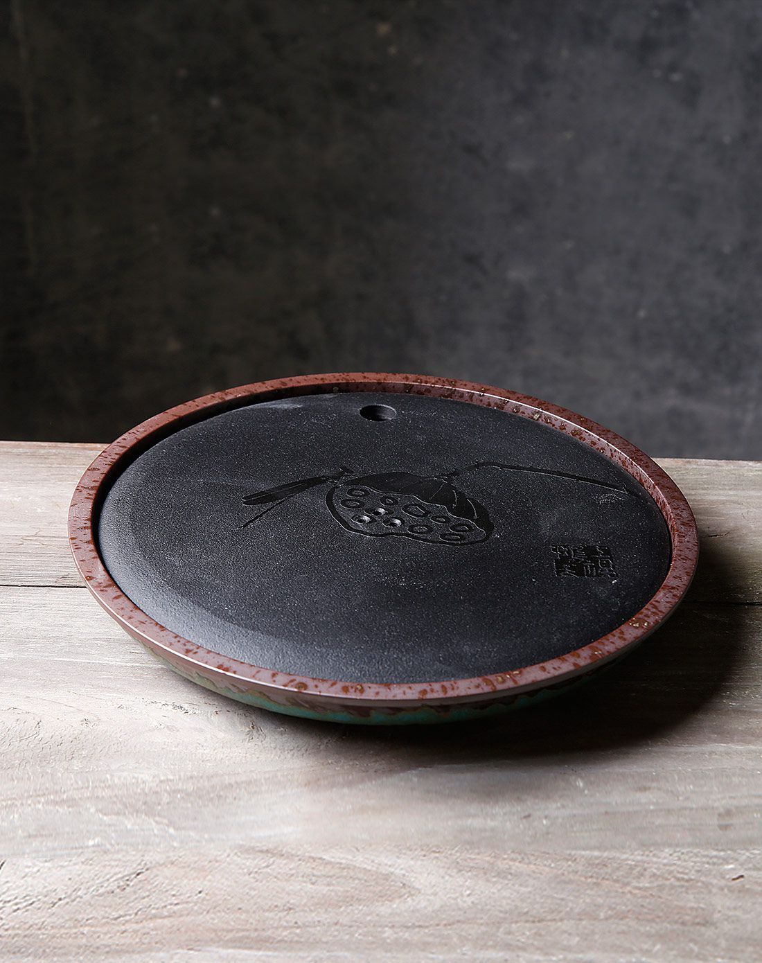 竹野吾家 日本荷藕大茶盘 单只