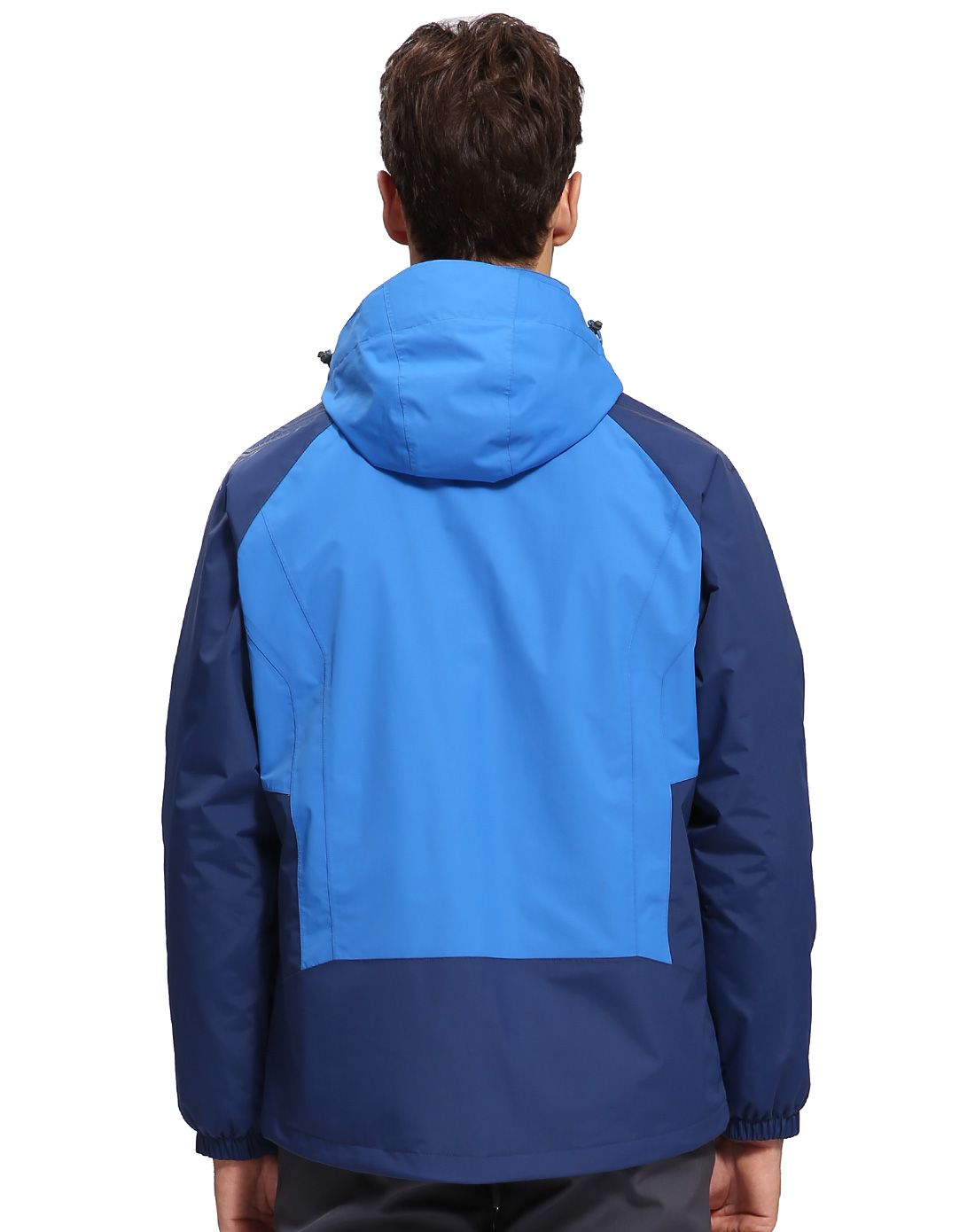 经典拼防水保暖 男款宝蓝/深青蓝冲锋衣