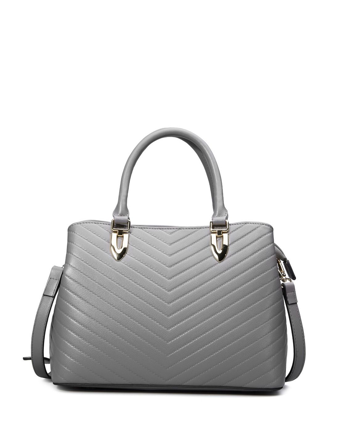 简约优雅藕粉色女款手提单肩包