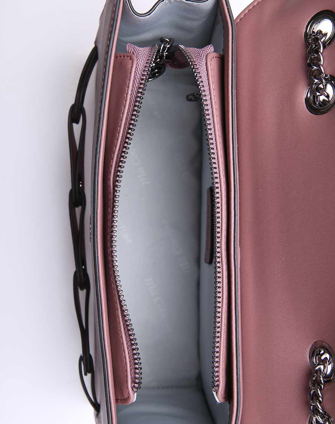 暗紫时尚单肩斜挎包(大款)