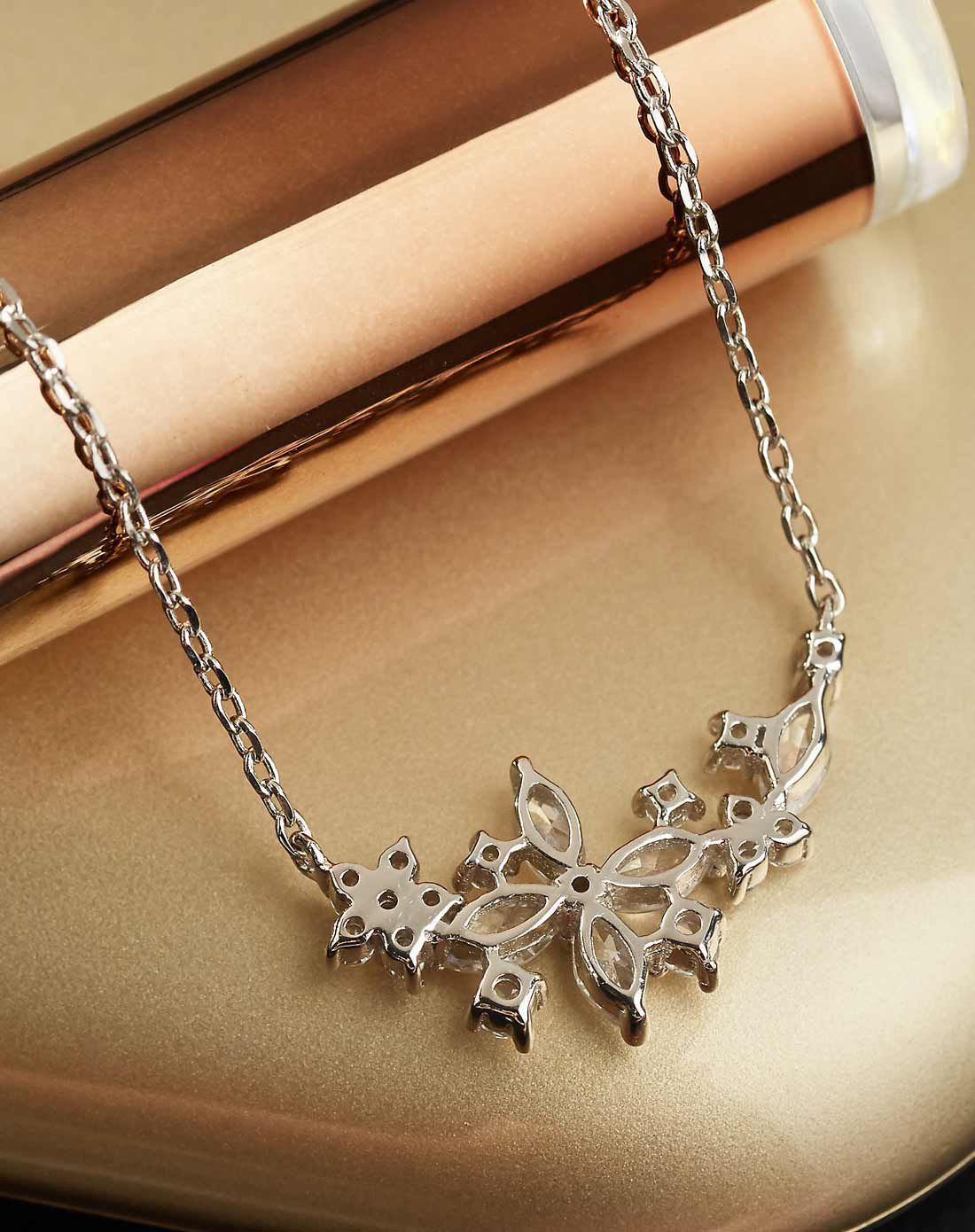 奇美拉 深情s925银小巧项链吊坠链