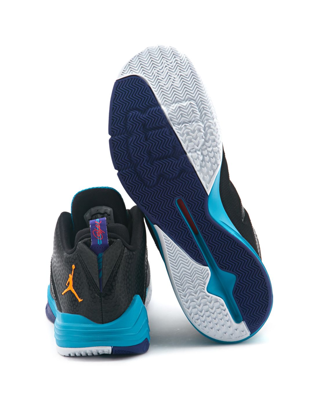 耐克nike cp3 男款黑色篮球鞋 篮球系列