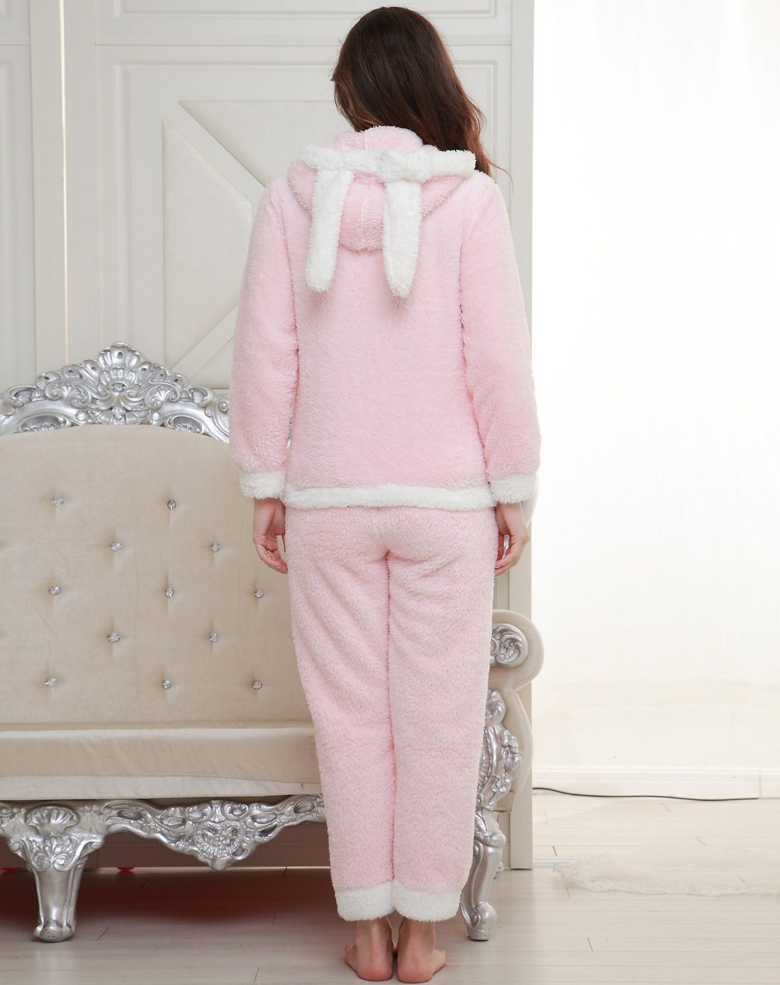 法兰绒家居服套装