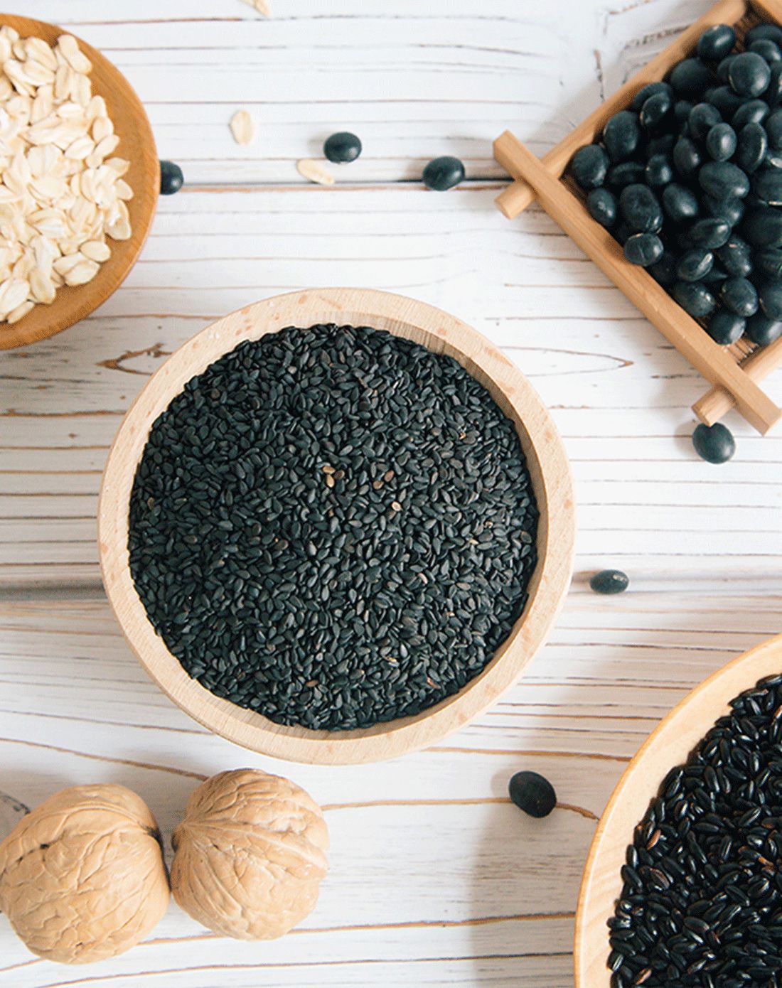 艺福堂 黑芝麻核桃黑豆粉600g