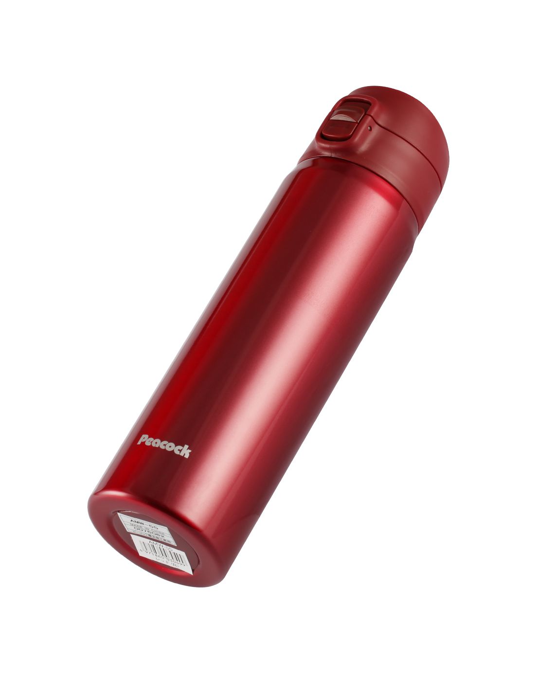 日本孔雀一触即开轻量型红色550ml保温杯