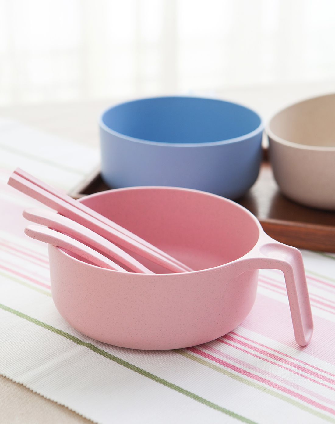韩版小麦环保碗套装(多色可选)