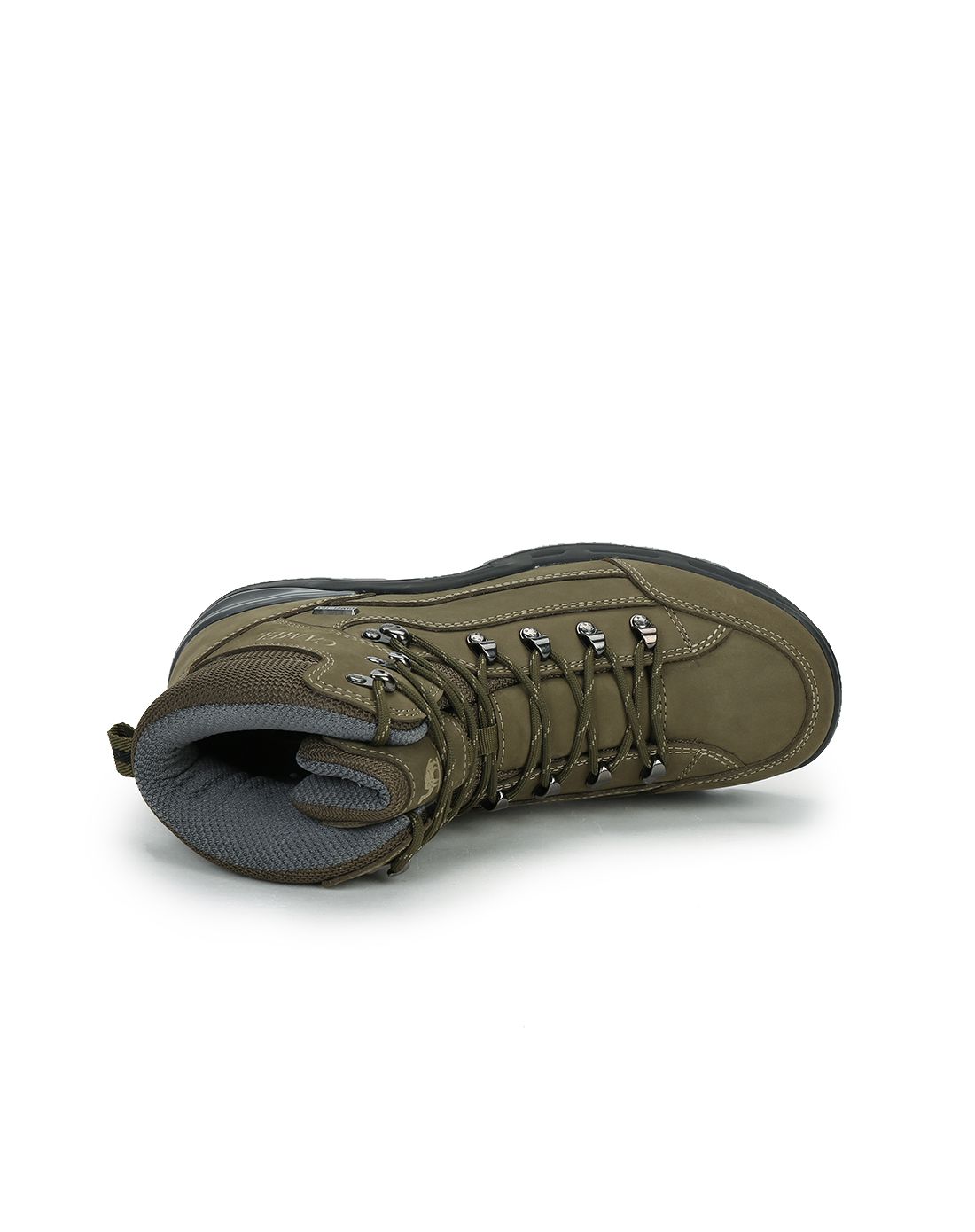 减震防滑耐磨 男款军绿登山鞋