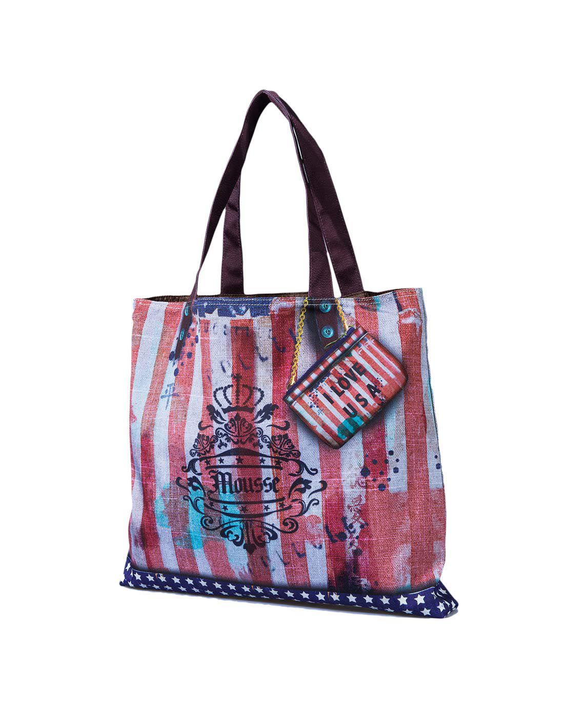 慕丝mousse轻享包包专场 mousse(慕丝) 印图手提包 商品编码:3594y99