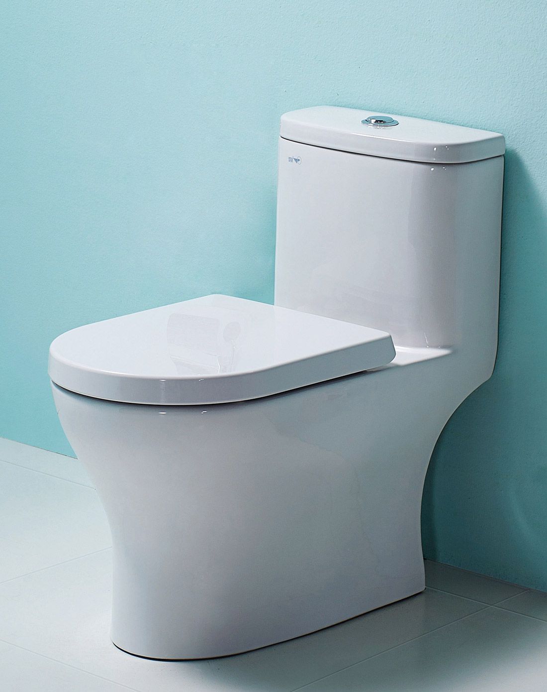 纳米抗菌釉面一体成型节水马桶6021