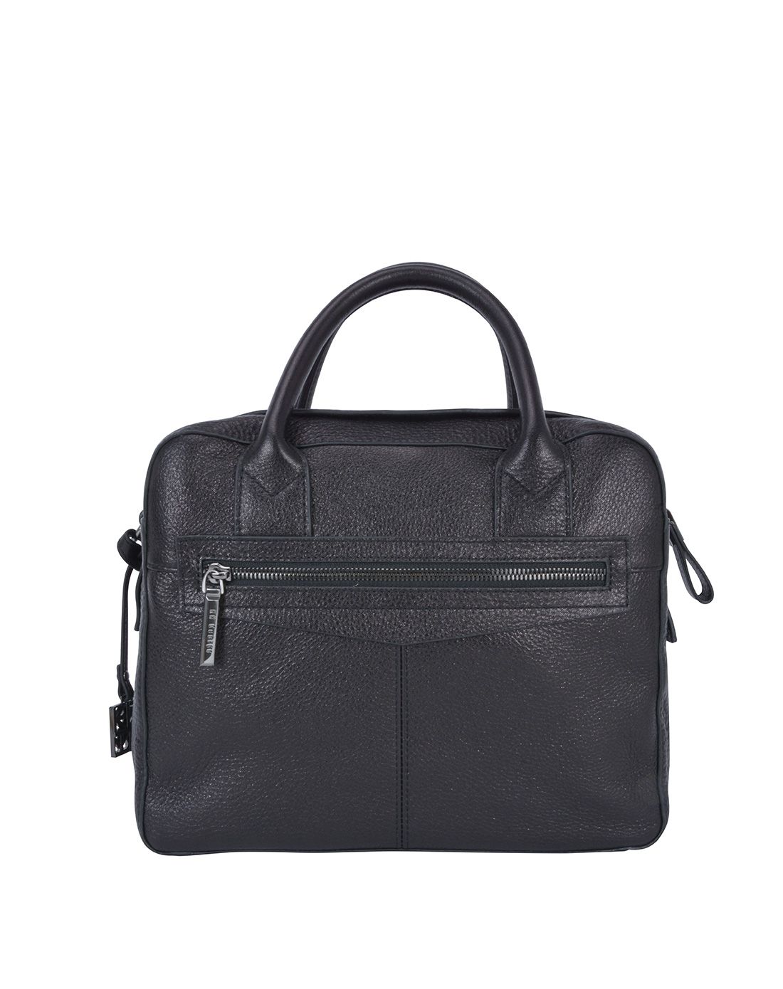 kh design明治k9790真皮铆钉手提包