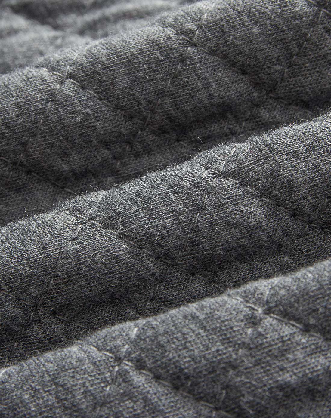 lavi女童深麻灰净色连衣裙