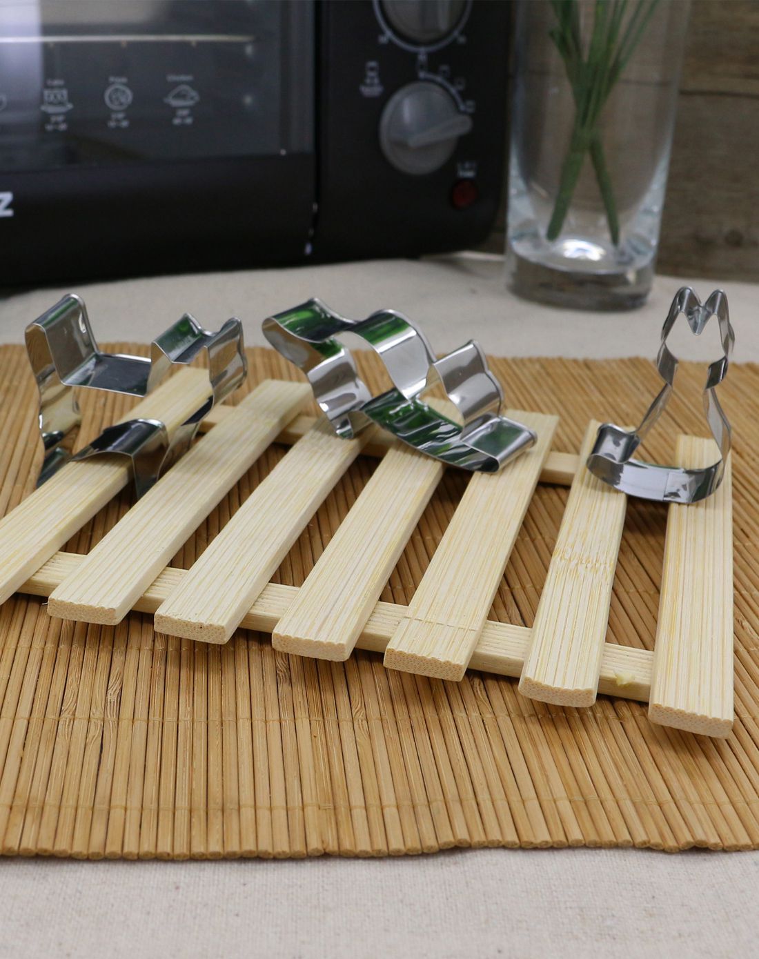 日本贝印饼干模具水果切小猫形3个入