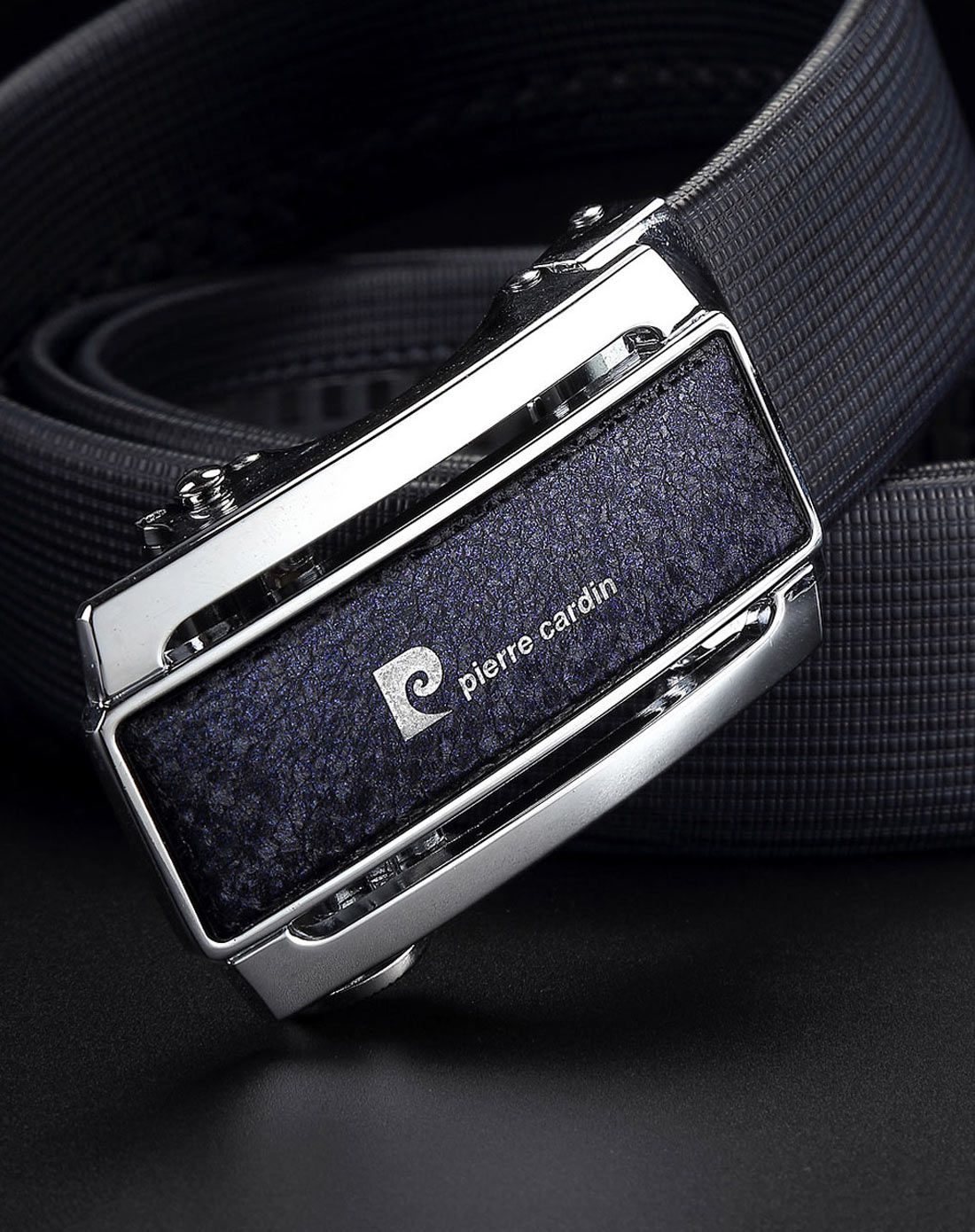 经典荔枝纹时尚简约百搭男士自动扣皮带