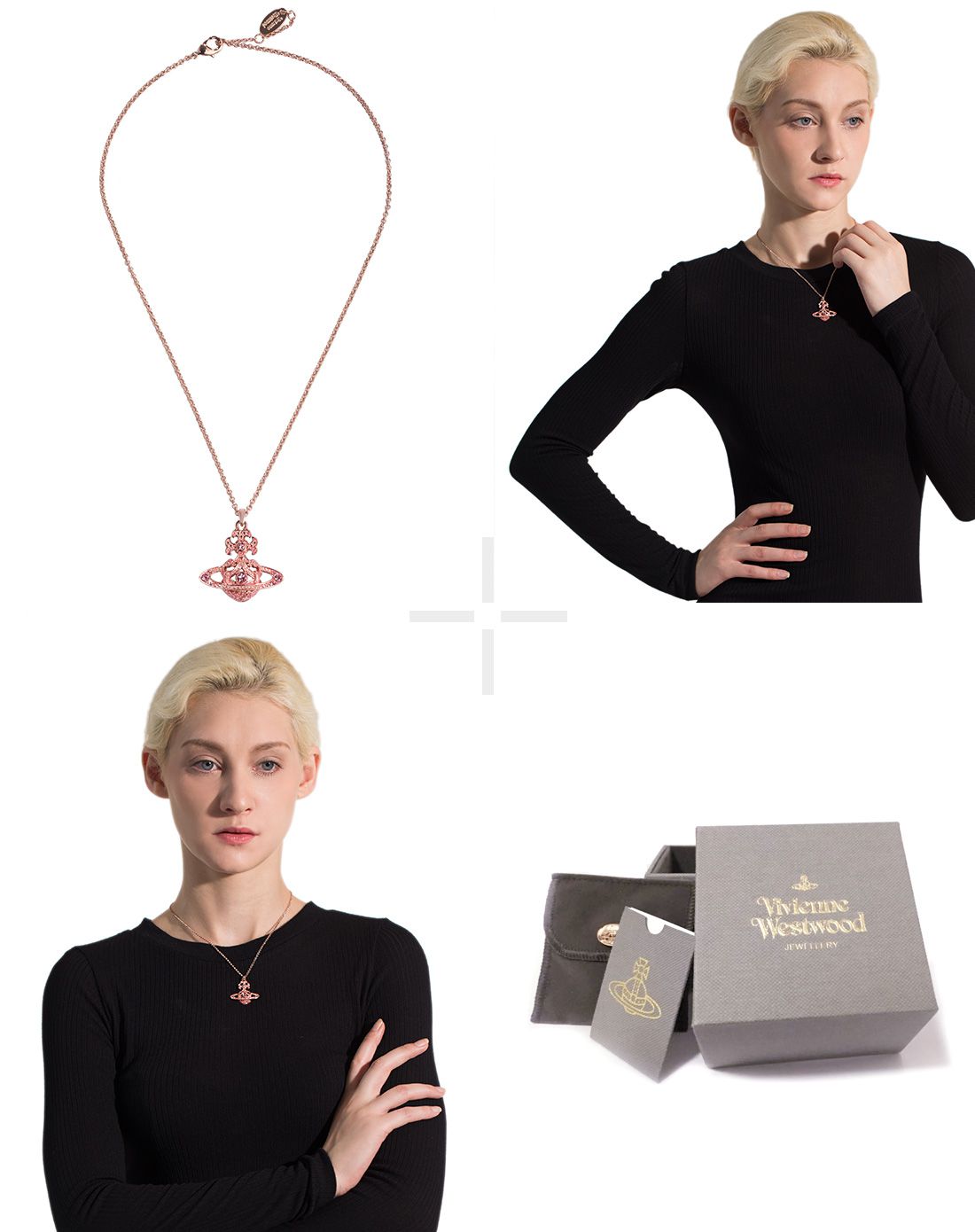 vivienne westwood 16新款复古土星项链