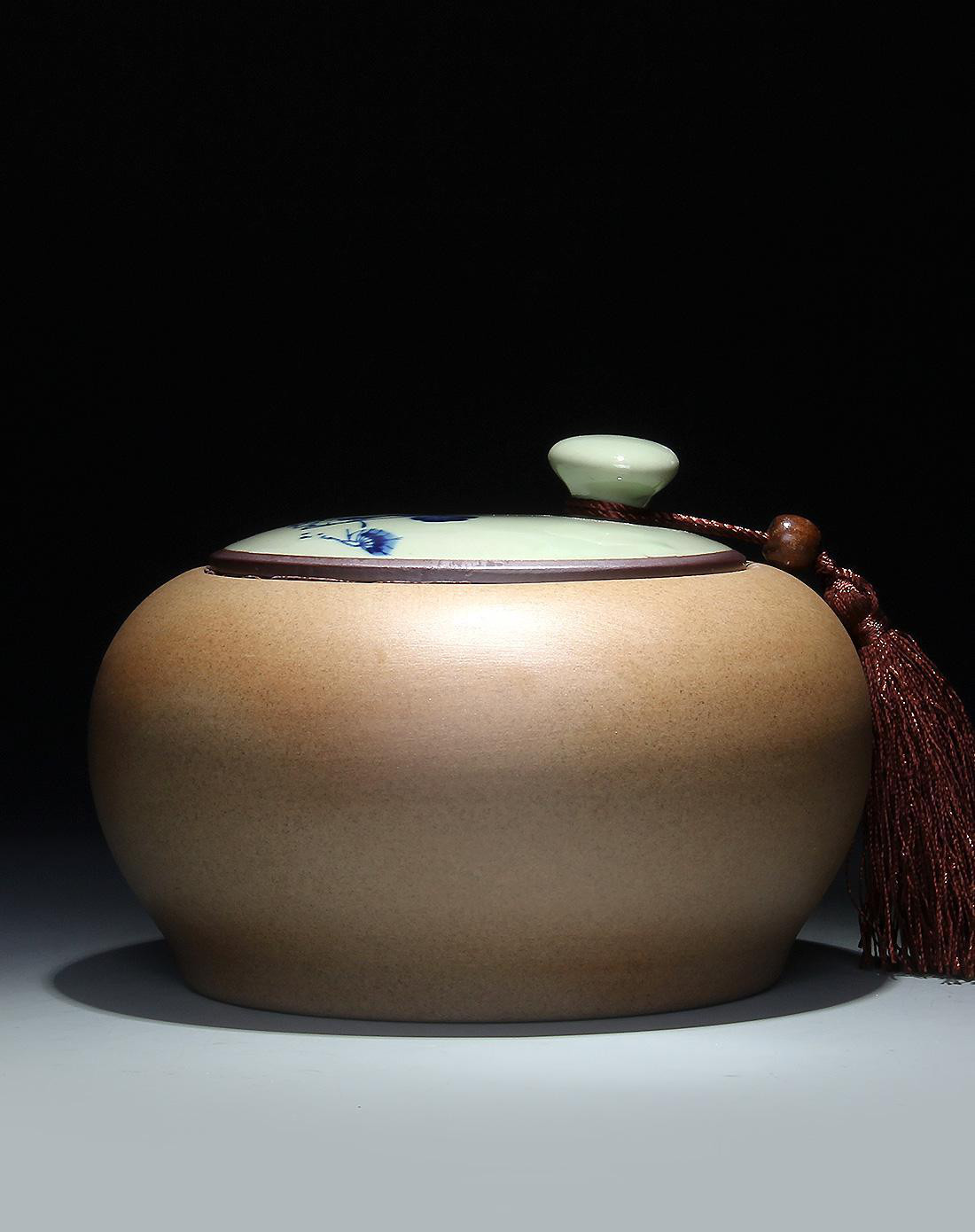 禅道陶土系列 茶叶罐密封罐