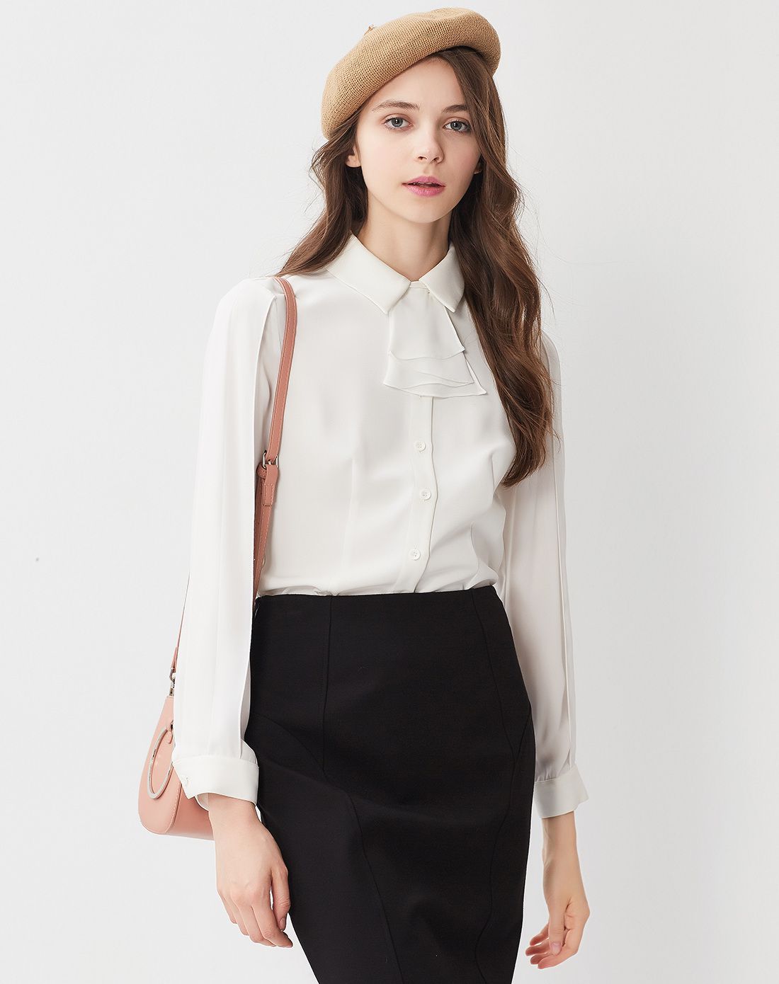 衣香丽影& kbne女装气质ol风百搭衬衫15103130981_唯品会