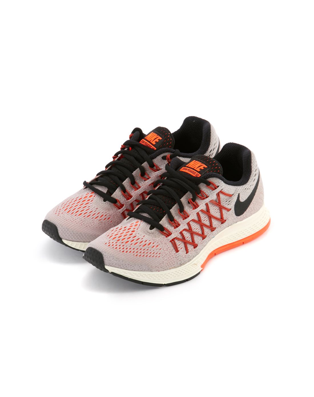 耐克nike zoom 女款橙色跑步鞋 跑步系列