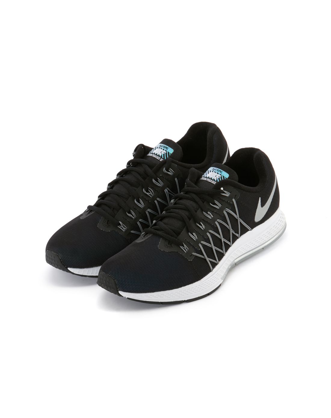 zoom 男款黑色跑步鞋