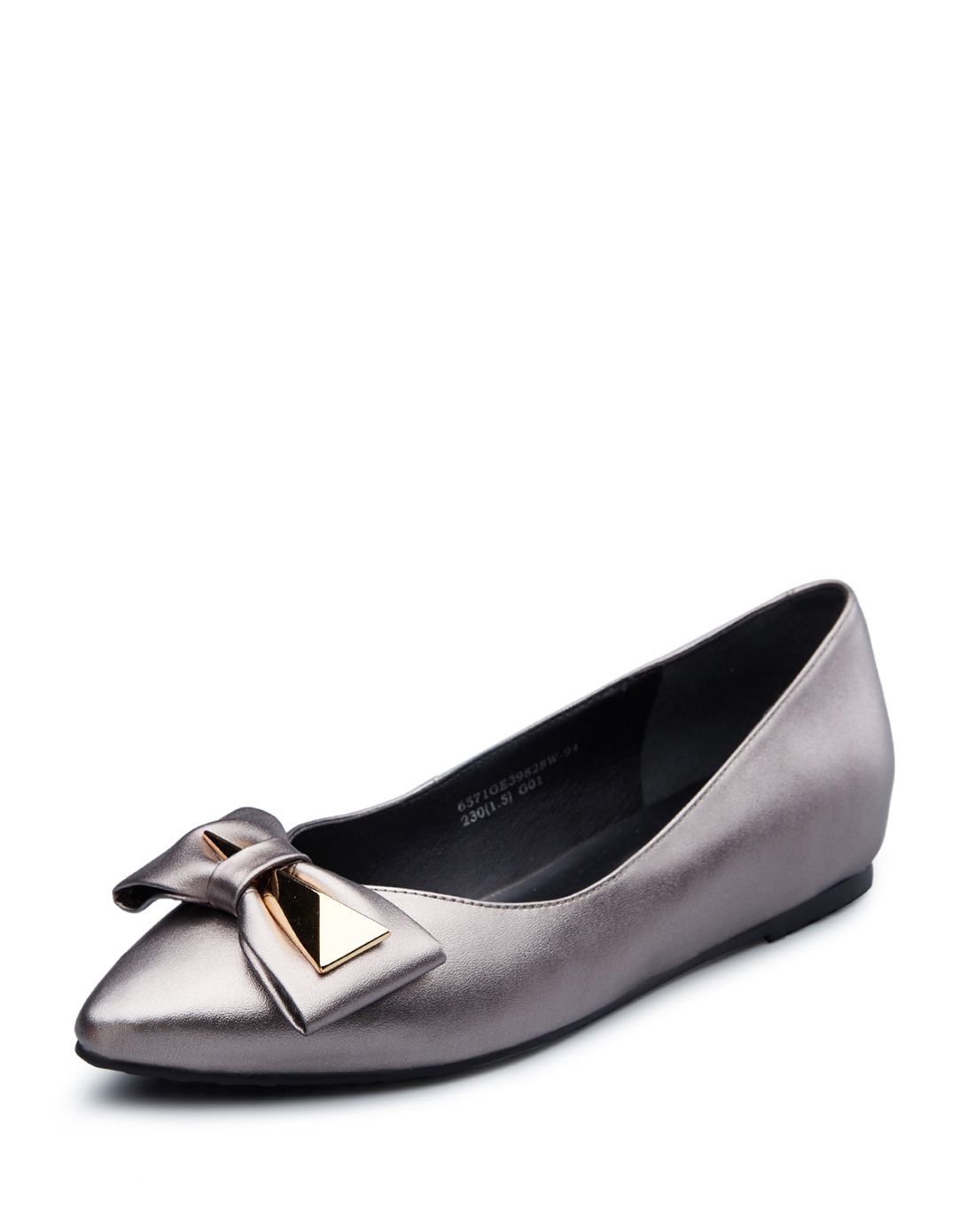 时尚牛皮革尖头女士商务鞋