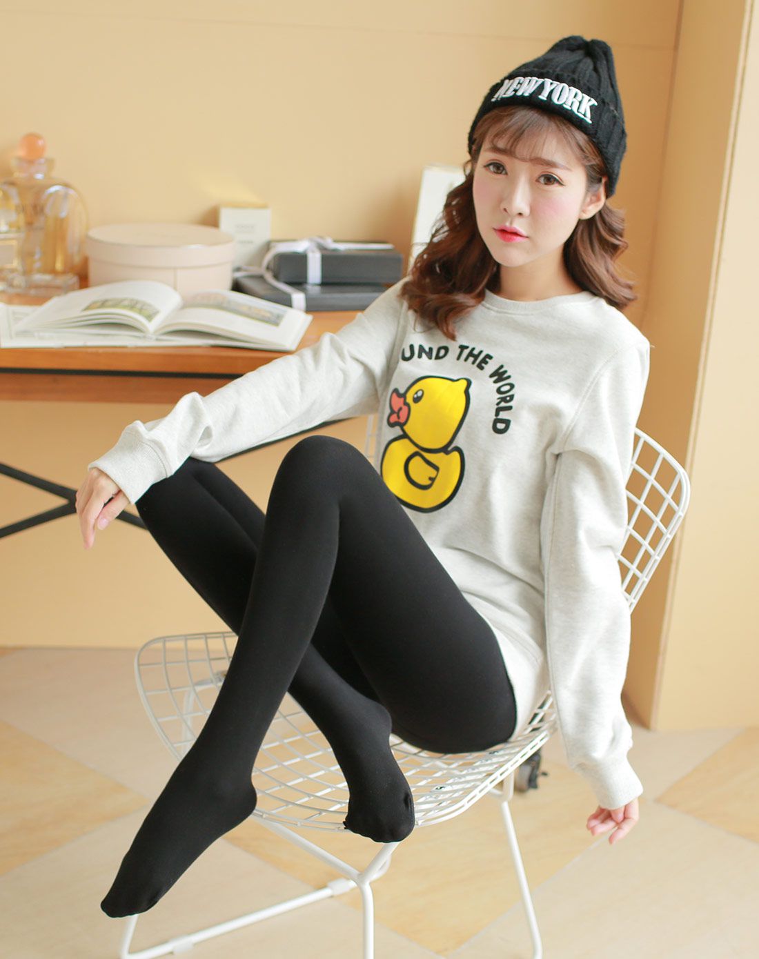 百搭经典 女款休闲运动健美裤 舒适保暖