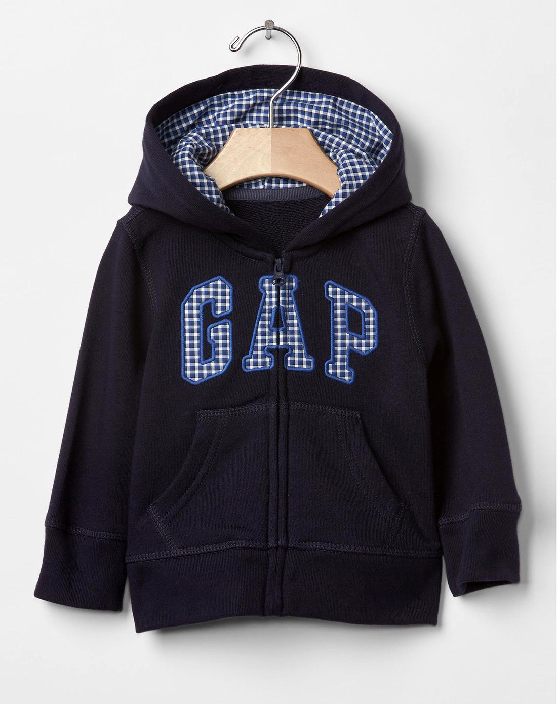 男婴gap徽标纯棉活力阳光风格连帽卫衣