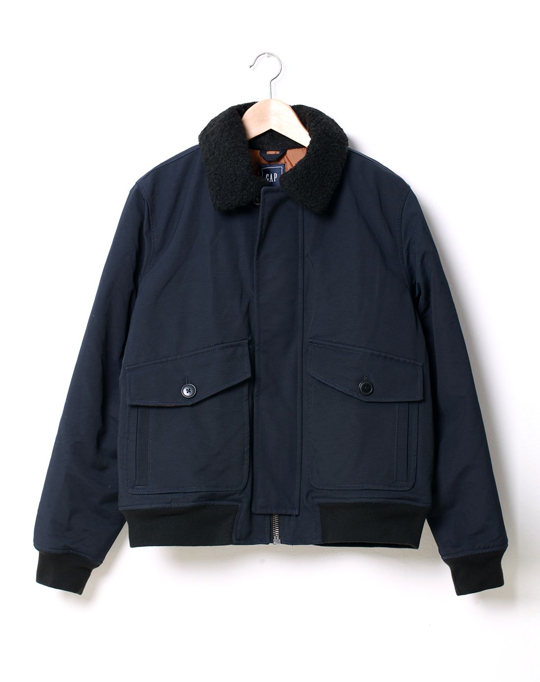 帅气防风飞行员夹棉夹克