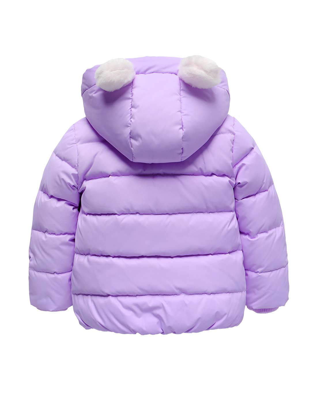 女童浅紫色羽绒服
