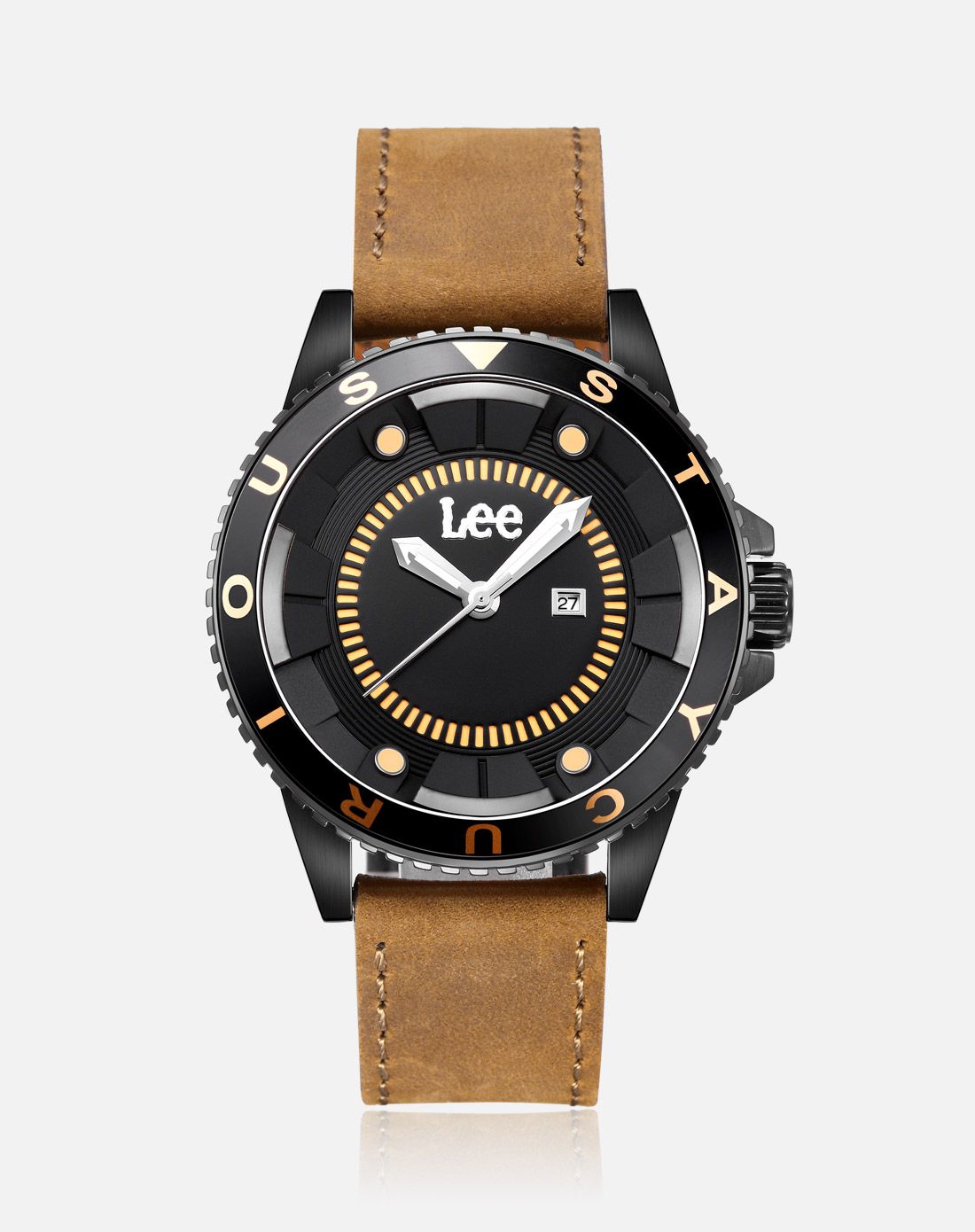 lee潮流时尚手表专场 lee【唯品专供】潮流大表盘石英男表 运费 (订单