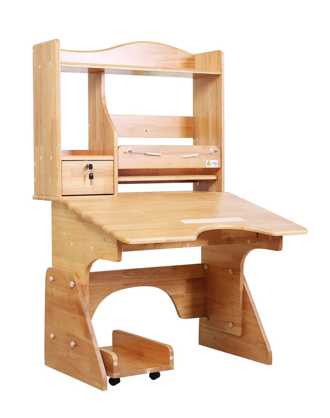 护眼博士儿童书房用品专场直发货可升降学习桌(纯橡木)记忆棉矫姿椅