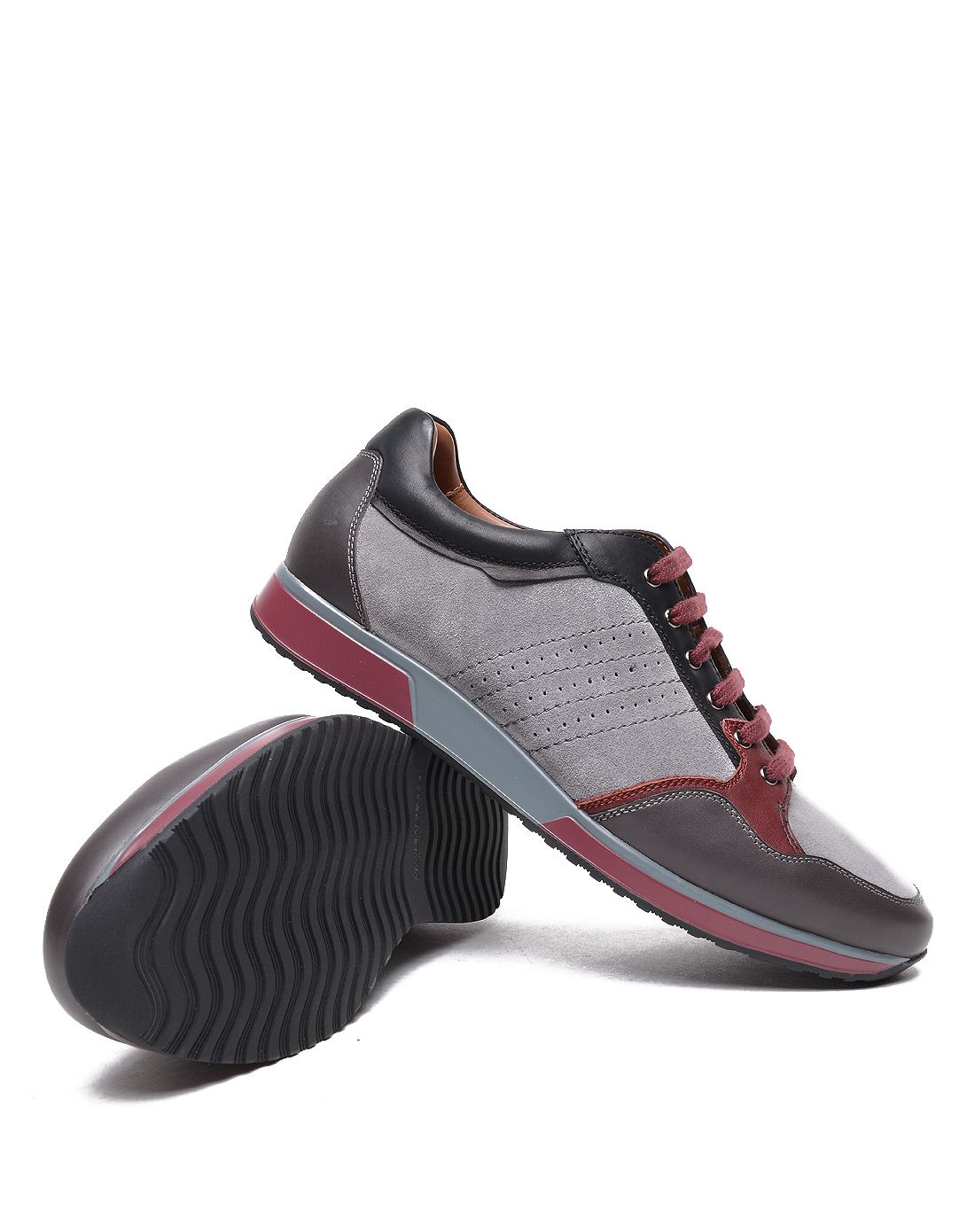 布兰施braun buffel灰色牛皮动感男鞋b228162138134_唯品会