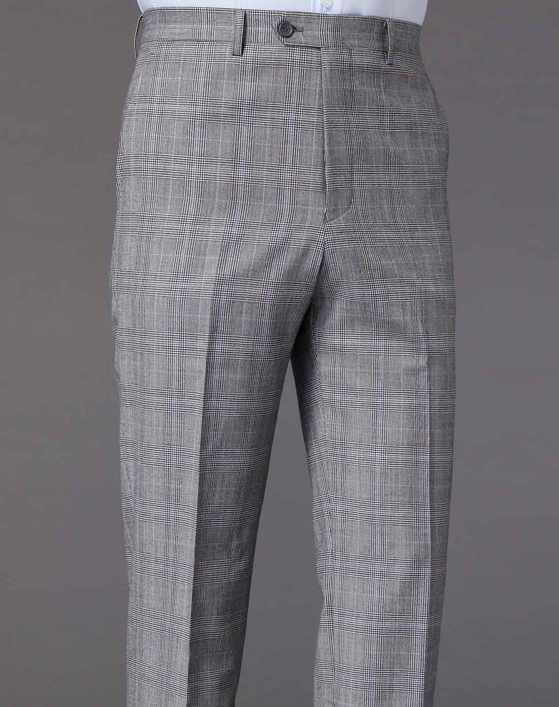 羊毛羊绒混纺商务正装西裤