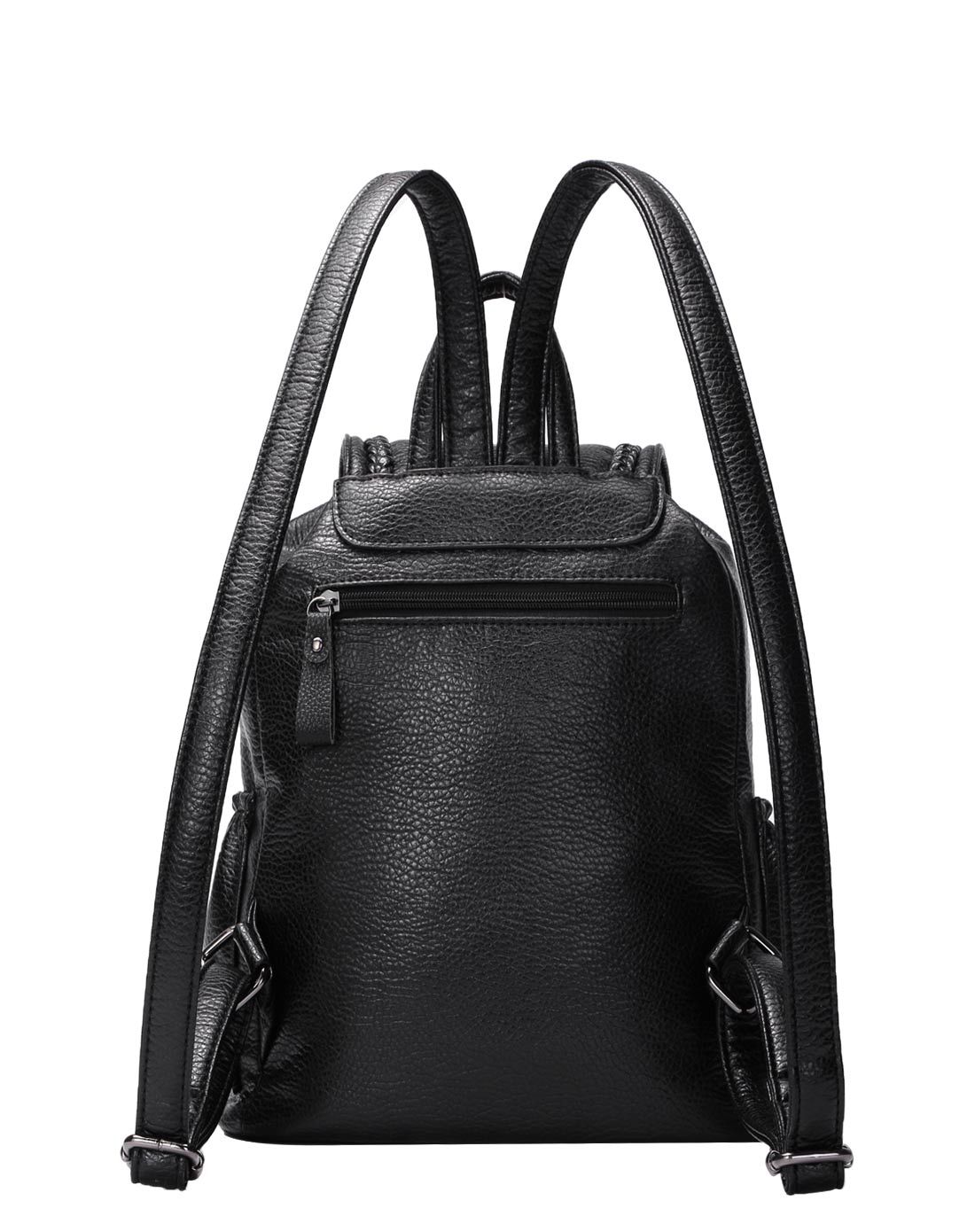 新品女款黑色时尚百搭实用双肩包