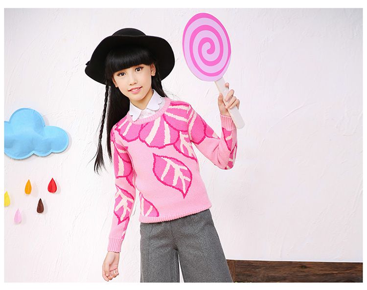 布布发现joy discovery女童专场女童粉红针织衫3467159232_唯品会