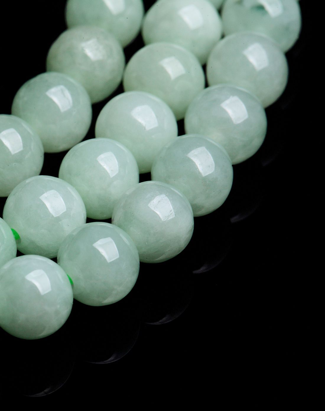 royal gem 淡阳绿翡翠项链