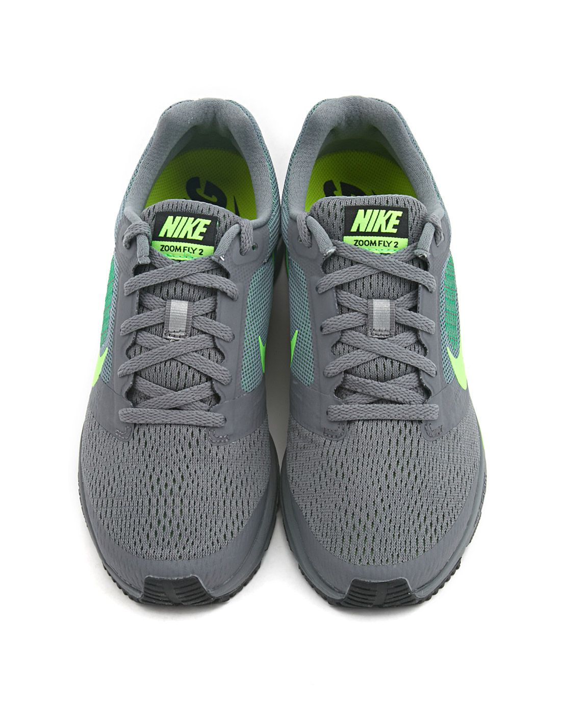 nike 灵敏缓震 女款灰色zoom跑步鞋