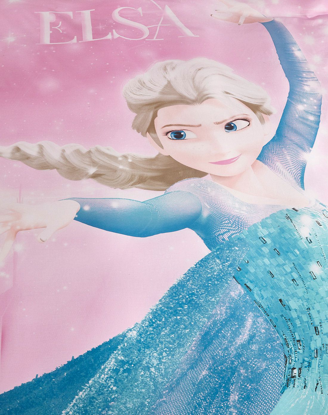 迪士尼1.5m床全棉斜纹四件套-冰雪公主