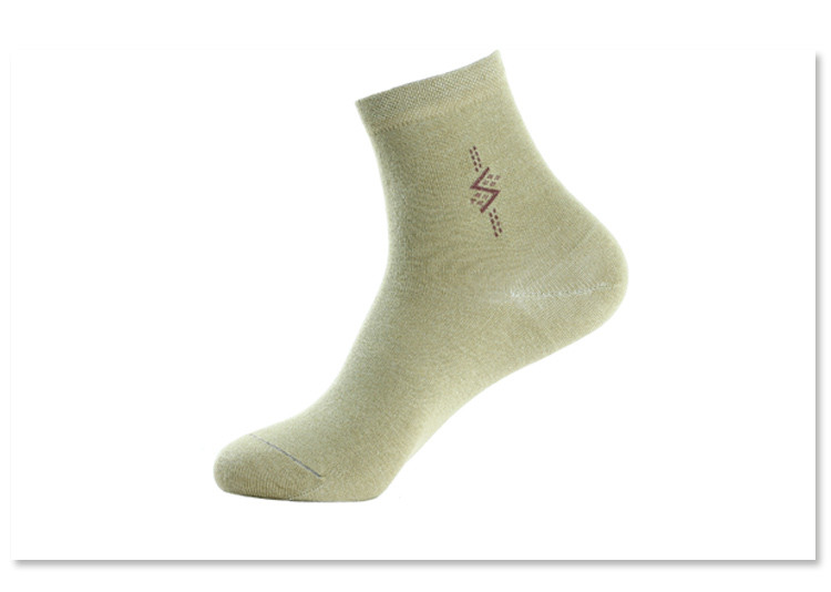 4双装纳米铜纤维抗菌防臭棉袜*铜色